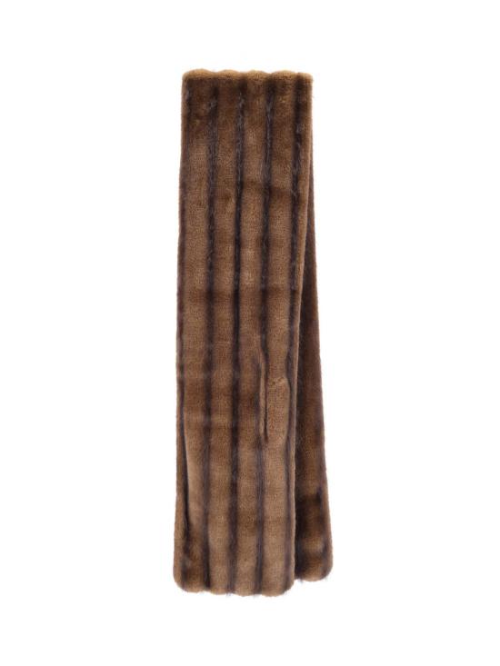 26FW 더프랭키샵 머플러/스카프 CIASA FAUX FUR SCARF BROWN