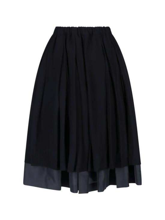 26FW 꼼데가르송 미디 스커트 GR S002 W26 1 BLACK