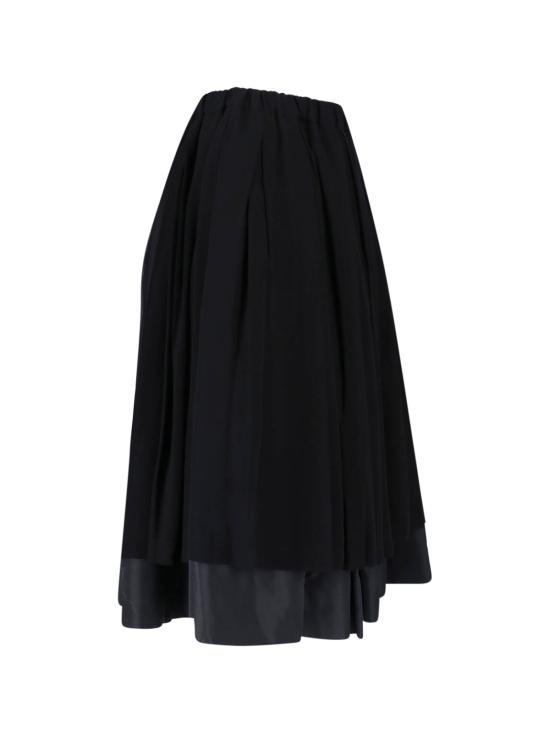 26FW 꼼데가르송 미디 스커트 GR S002 W26 1 BLACK - COMME DES GARCONS