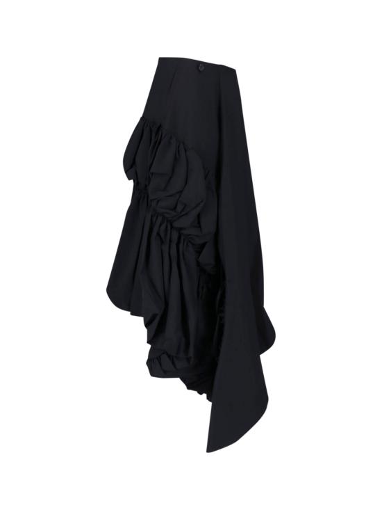 26FW 꼼데가르송 미디 스커트 GR S024 W26 1 BLACK - COMME DES GARCONS