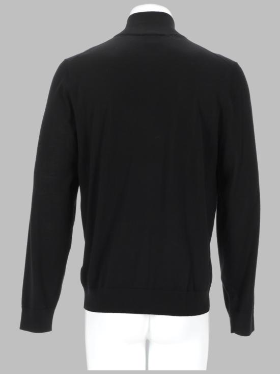  폴 스미스 가디건 지퍼 카디건 메리노 울 점퍼 블랙 - PAUL SMITH