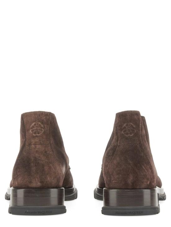  알렉산더 맥퀸 부츠 스웨이드  브라운 - ALEXANDER MCQUEEN