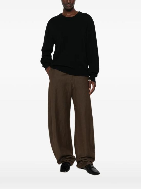26FW 익스트림캐시미어 긴팔 티셔츠 BISRAVEN Black - EXTREME CASHMERE