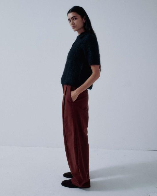  사야카 다비스 뉴욕 반팔 티셔츠 사야카 데이비스 뉴욕 컴팩트 니트 폴로 - SAYAKA DAVIS NEW YORK