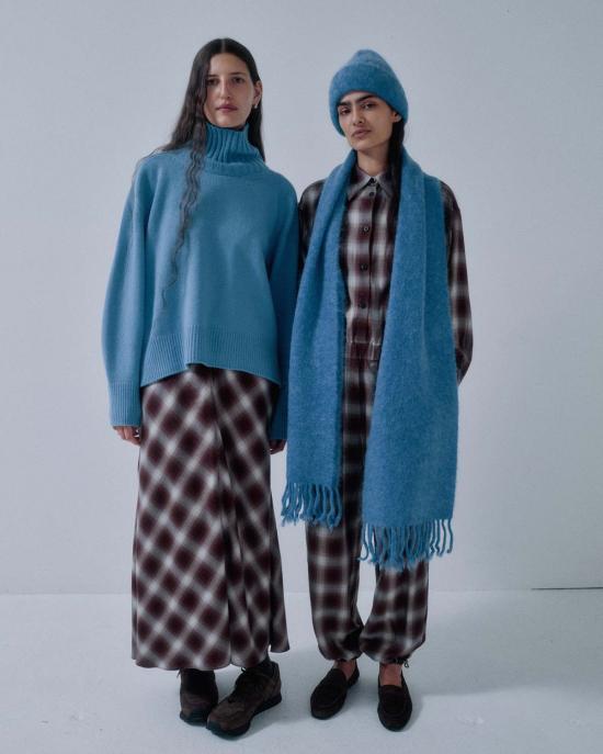  사야카 다비스 뉴욕 원피스 사야카 데이비스 뉴욕 체크무늬 주름 장식 허리 드레스 - SAYAKA DAVIS NEW YORK