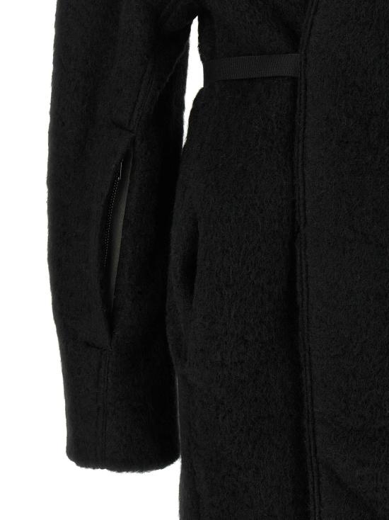  릭 오웬스 코트 마라부  블랙 - RICK OWENS