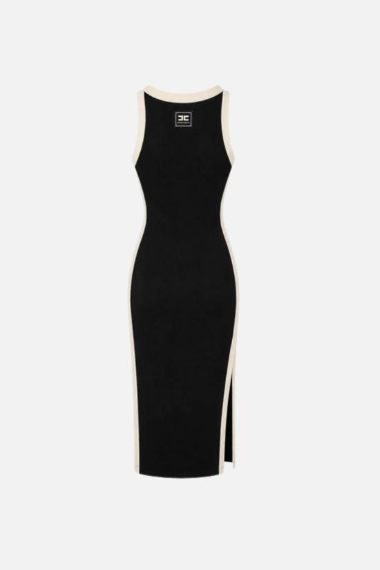 26FW 엘리자베타프랜치 미디 원피스 AM44S66E2 685 NERO BURRO - ELISABETTA FRANCHI