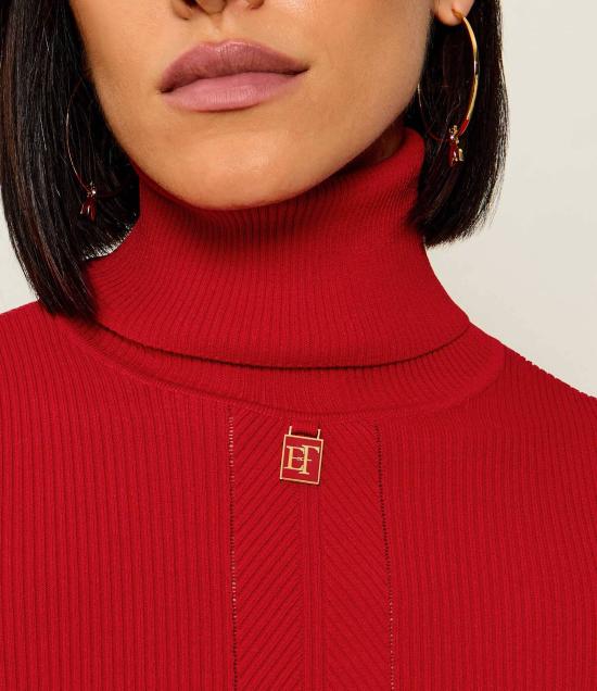 26FW 엘리자베타프랜치 스웨터 MK22B66E2 CG5 RED PASSION - ELISABETTA FRANCHI