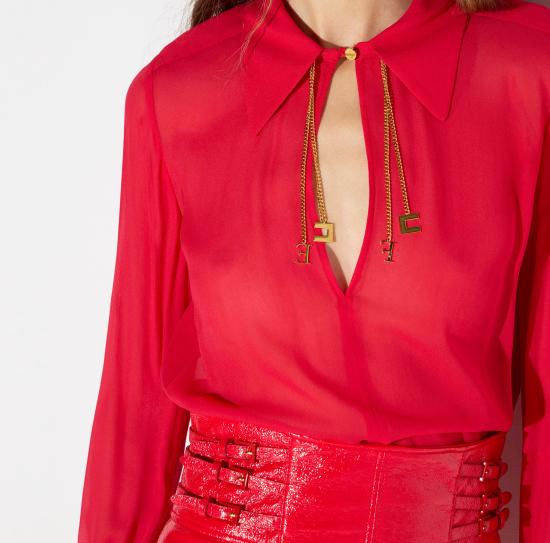 26FW 엘리자베타프랜치 셔츠 CA19466E2 CG5 RED PASSION - ELISABETTA FRANCHI