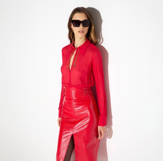 26FW 엘리자베타프랜치 셔츠 CA19466E2 CG5 RED PASSION - ELISABETTA FRANCHI