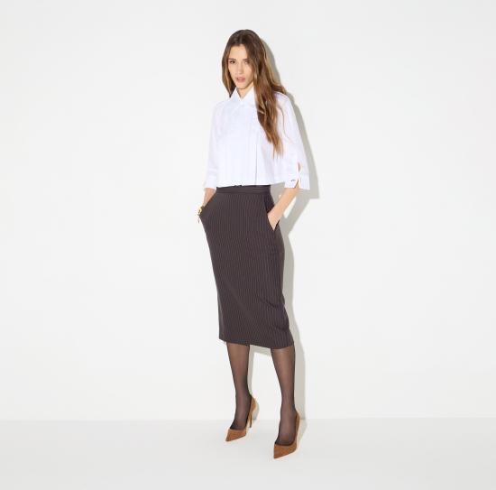26FW 엘리자베타프랜치 셔츠 CA17766E2 100 BIANCO - ELISABETTA FRANCHI