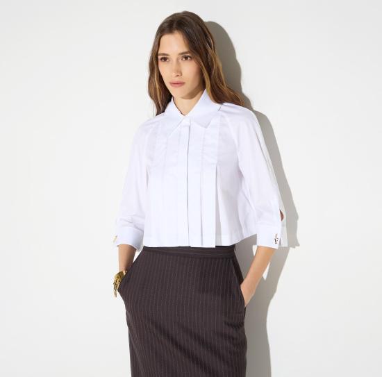 26FW 엘리자베타프랜치 셔츠 CA17766E2 100 BIANCO - ELISABETTA FRANCHI