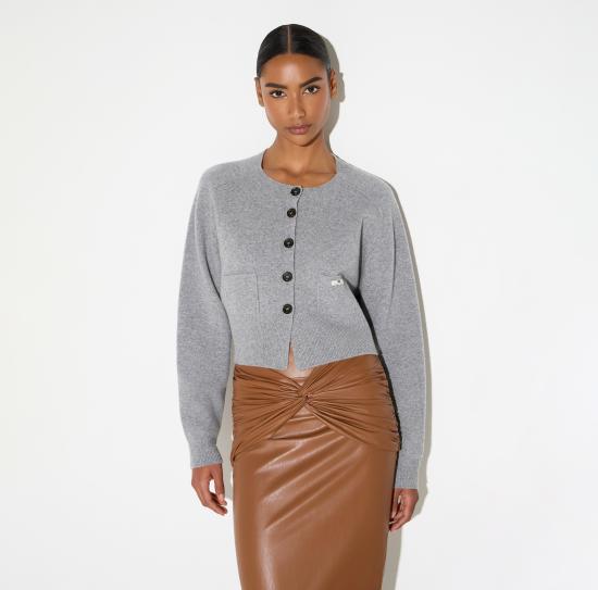 26FW 엘리자베타프랜치 스웨터 MK12T66E2 431 GRIGIO MELANGE - ELISABETTA FRANCHI