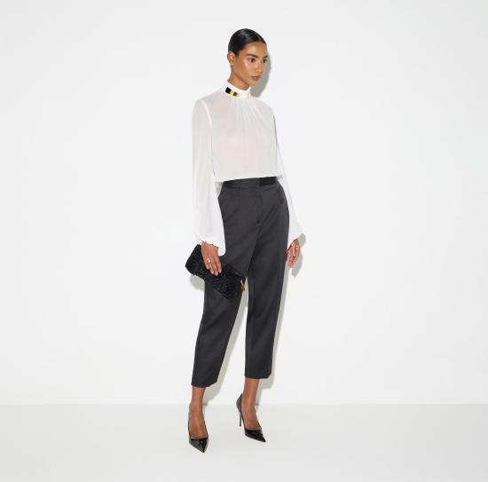 26FW 엘리자베타프랜치 팬츠 PA20366E2 110 NERO - ELISABETTA FRANCHI