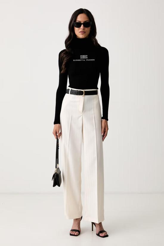 26FW 엘리자베타프랜치 스웨터 MK18B66E2 685 NERO BURRO - ELISABETTA FRANCHI