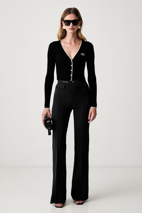 26FW 엘리자베타프랜치 스웨터 MK16B66E2 685 NERO BURRO - ELISABETTA FRANCHI