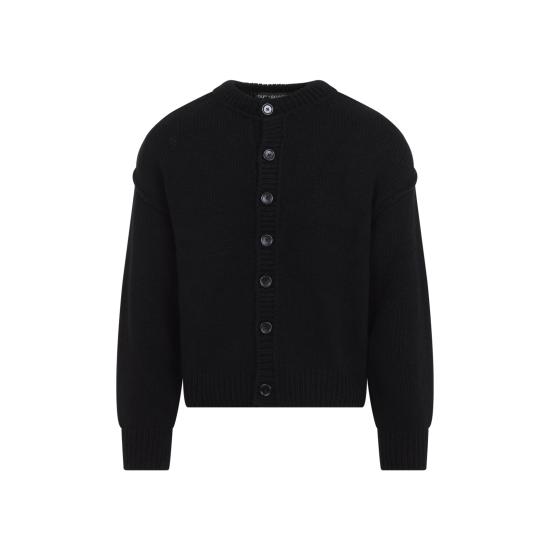 26FW 아워레가시 슬럽 트위스티드 울 피치 가디건 M4263PS BLACK NERO - OUR LEGACY