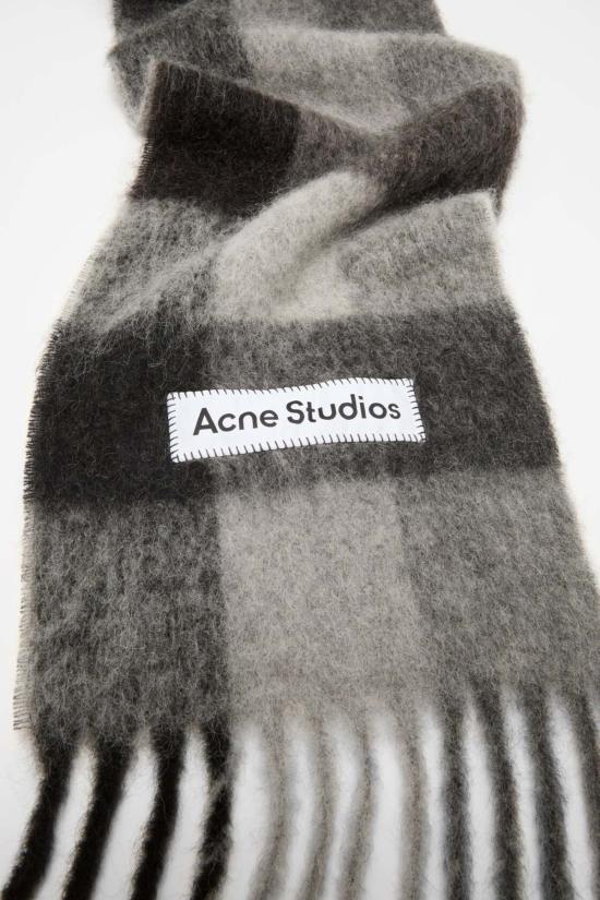  아크네 스튜디오 머플러/스카프 모헤어 체크 스카프 - ACNE STUDIOS