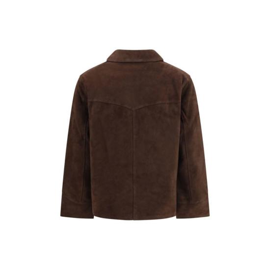 26FW 토리버치 자켓 스웨이드 가죽 재킷 브라운 - TORY BURCH
