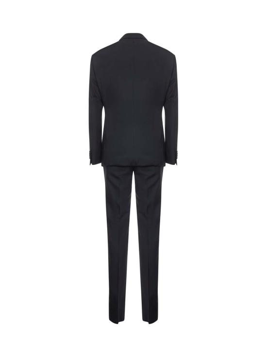  조르지오 아르마니 수트 자켓 버진 울 턱시도 수트 블루 - GIORGIO ARMANI