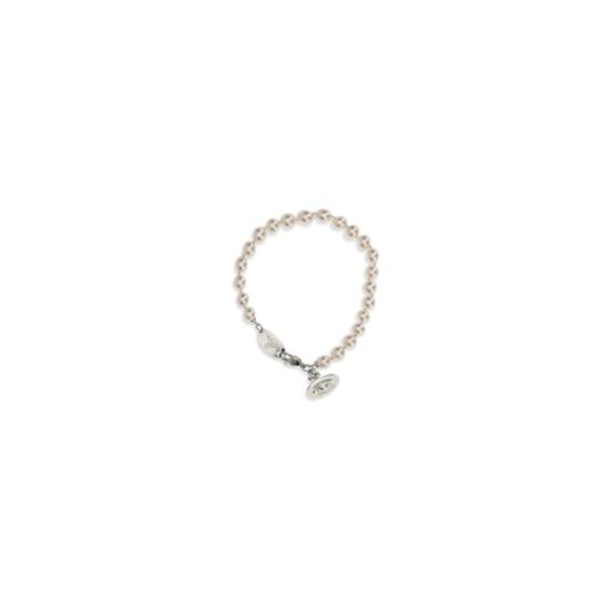  비비안웨스트우드 팔찌 Vivienne Westwood Simonetta 진주  베이지 - VIVIENNE WESTWOOD