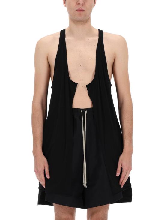 26SS 릭 오웬스 민소매 티셔츠 RR01F2102BH09 Black - RICK OWENS
