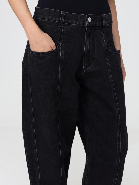 26FW 이자벨마랑 레자 크롭 진 PA0779FAD3H01I 02FK Black - ISABEL MARANT