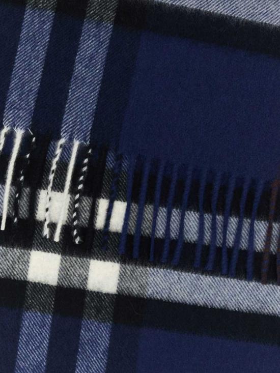 26FW 버버리 체크 캐시미어 스카프 8113948 Blue - BURBERRY