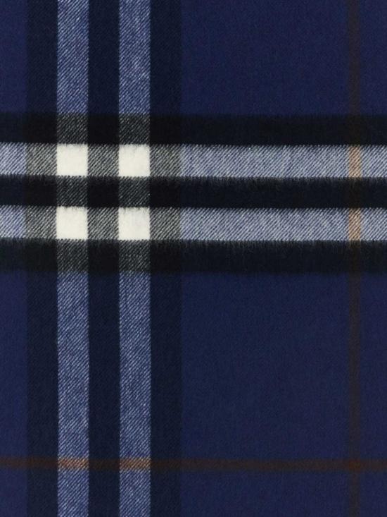 26FW 버버리 체크 캐시미어 스카프 8113948 Blue - BURBERRY