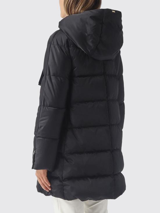 26FW 에르노 새틴 A-셰이프 재킷 PI1304D12170Z 9300 Black - HERNO