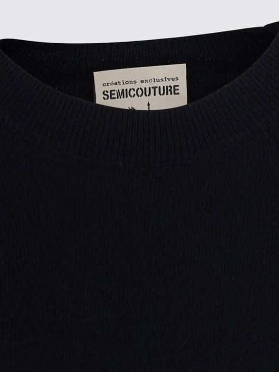 26FW 세미쿠튀르 롱 원피스 Y6WH16 Y69 Black - SEMI-COUTURE
