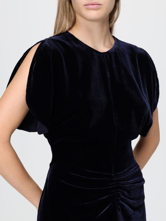 26FW 빅토리아 베컴 롱 원피스 1426WDR005227AB 550 Navy - VICTORIA BECKHAM