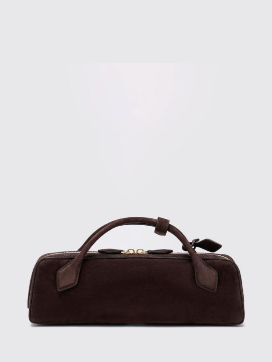 26FW 알라이아 르 테켈 스웨이드 고트스킨 클러치 AA1S06026CA328 U15 Brown - ALAIA