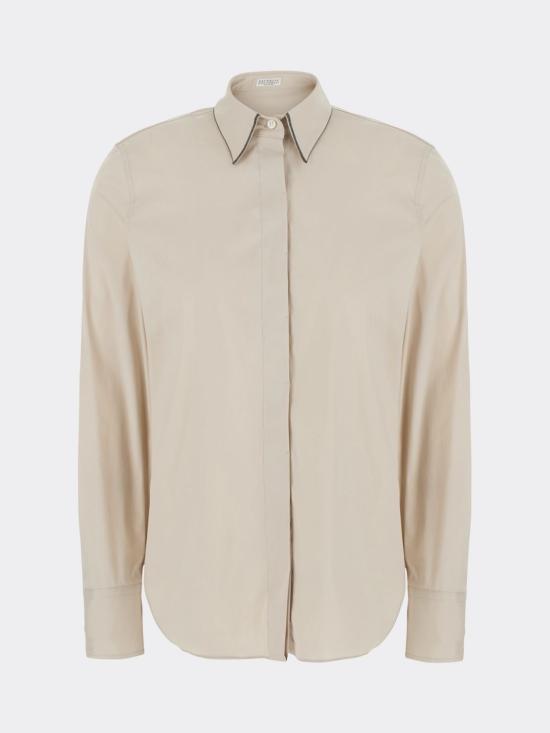 26FW 브루넬로 쿠치넬리 모닐리 셔츠 M0091MA606 C3786 Beige - BRUNELLO CUCINELLI