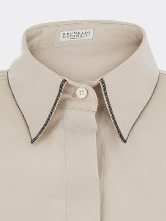 26FW 브루넬로 쿠치넬리 모닐리 셔츠 M0091MA606 C3786 Beige - BRUNELLO CUCINELLI
