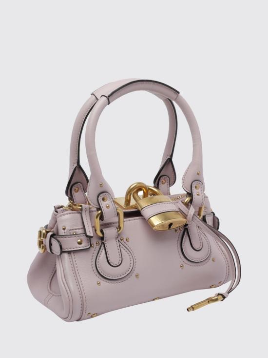 26FW 끌로에 스몰 그레인드 레더 패딩턴 백 CH26SS805P75 6F8 Lilac - CHLOE