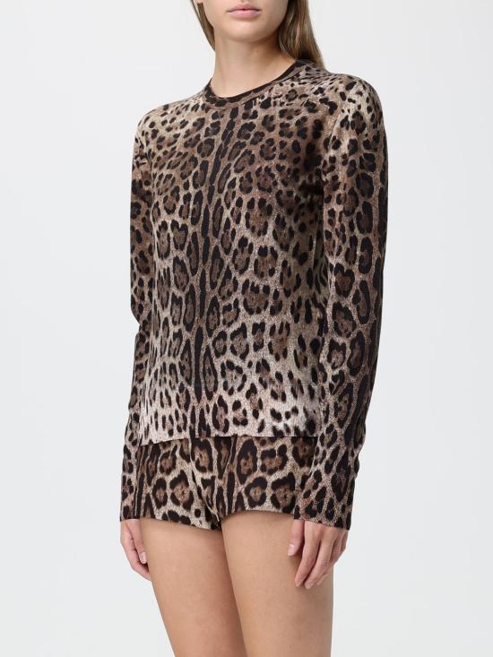 26FW 돌체앤가바나 스웨터 FXX48TJDVGG HY13M Brown - DOLCE & GABBANA