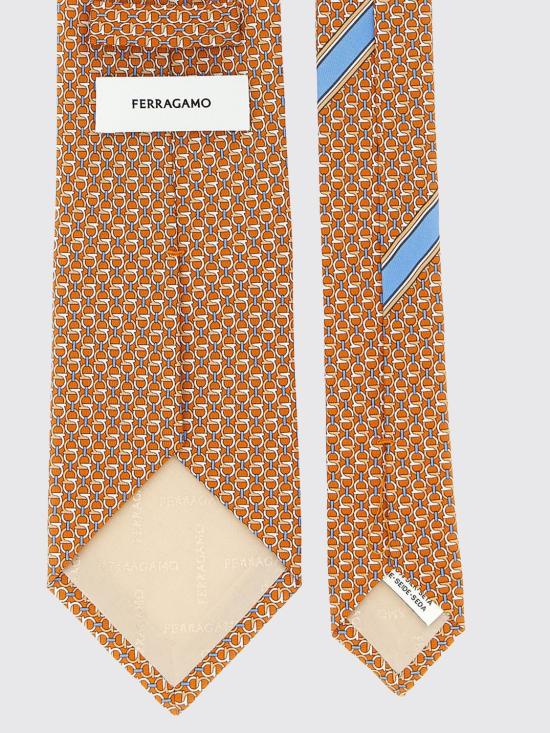 26FW 살바토레 페라가모 넥타이 794594 Orange - SALVATORE FERRAGAMO