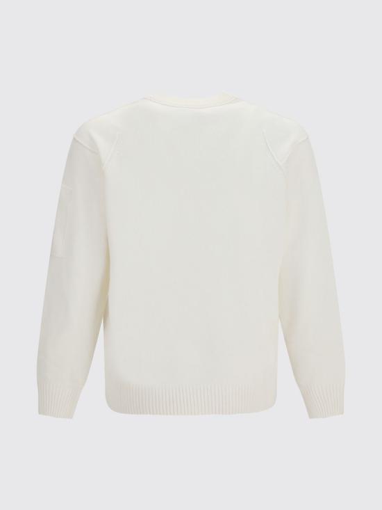 26FW 씨피 컴퍼니 램스울 GRS 크루넥 렌즈 스웨터 RFCMKN707A110149A 103 White - C.P. COMPANY