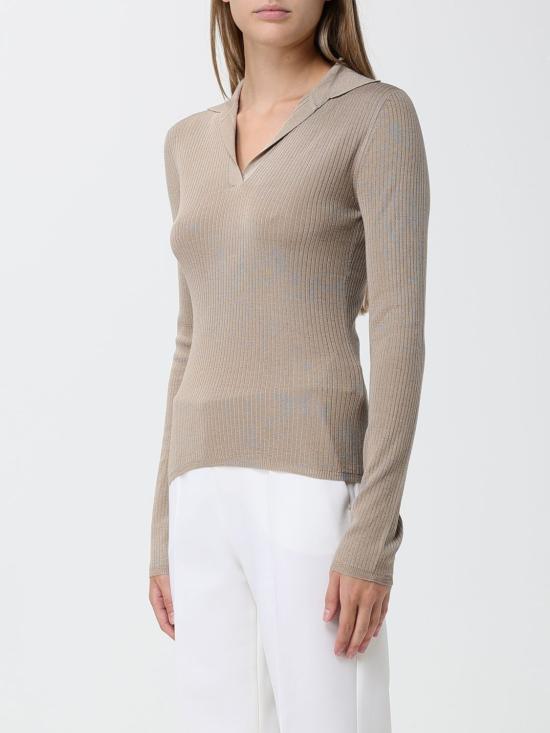26FW 막스마라 폴로 티셔츠 2621366101600 002 Beige - MAX MARA