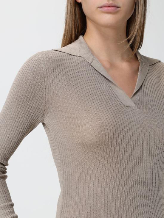 26FW 막스마라 폴로 티셔츠 2621366101600 002 Beige - MAX MARA