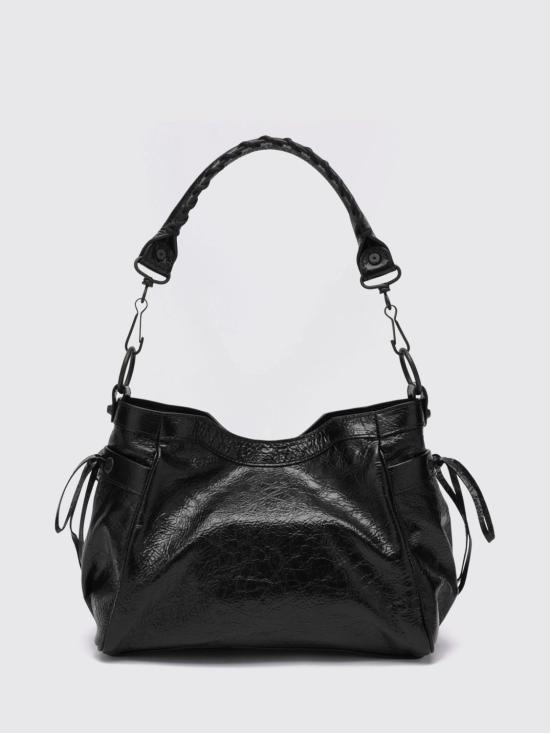 26FW 발렌시아가 스몰 르 시티 아레나 램스킨 버킷백 8767572ABEK 1000 Black - BALENCIAGA