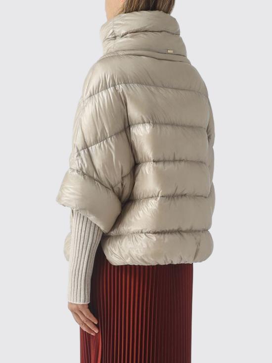 26FW 에르노 하이넥 퀼팅 케이프 다운 재킷 PI002256D12017Z 1985 Pink - HERNO
