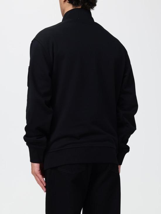 26FW 무스너클 하츠필드 하프집업 스웨트 셔츠 M35MS613 292 Black - MOOSE KNUCKLES