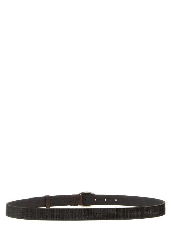  브루넬로 쿠치넬리 벨트 LDMAUTF266C6074 BROWN - BRUNELLO CUCINELLI