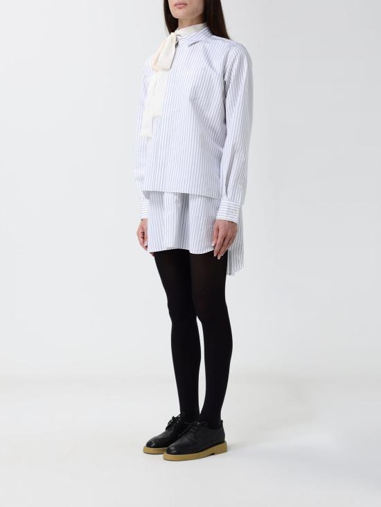 26FW 사카이 롱 원피스 2608615 817 White - SACAI