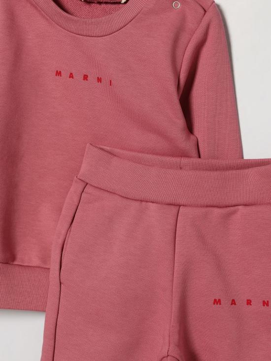 26FW [키즈] 마르니 오버롤 M01607M00V0 0M352 Pink - MARNI