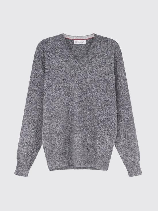 26FW 브루넬로 쿠치넬리 스웨터 MQS00162 CF423 Grey 1 - BRUNELLO CUCINELLI