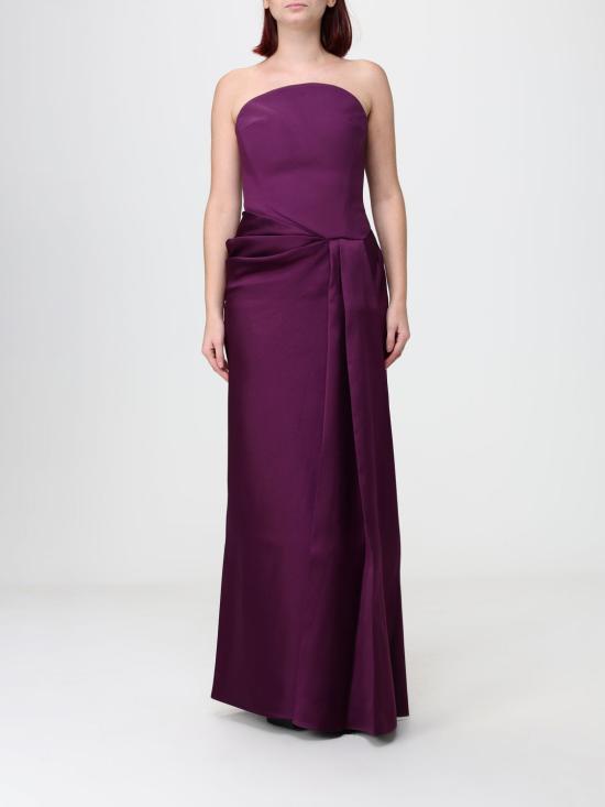 26FW 솔러스런던 롱 원피스 OS49004 DAMSON Plum