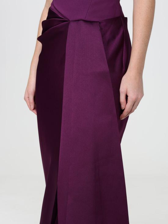 26FW 솔러스런던 롱 원피스 OS49004 DAMSON Plum - SOLACE LONDON